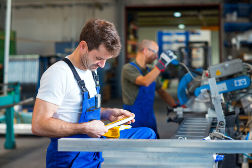 factory workers