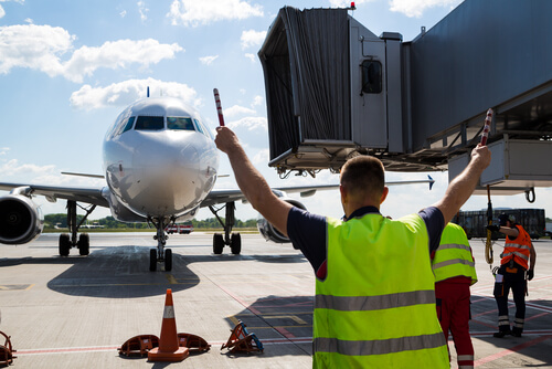 airport workers