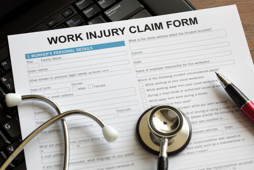 Work injury claim form