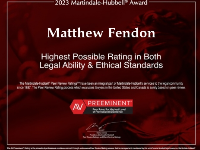 Matt Fendon AV Preeminent