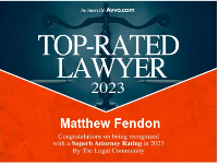 Matt Fendon Top Lawyer 2023