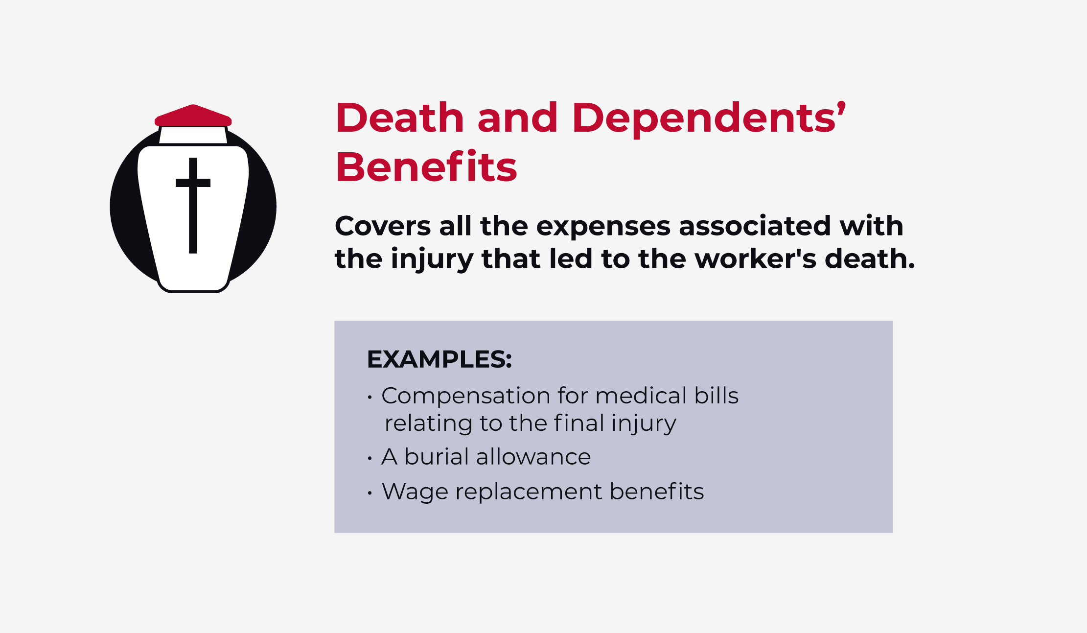 death and dependents' benefits