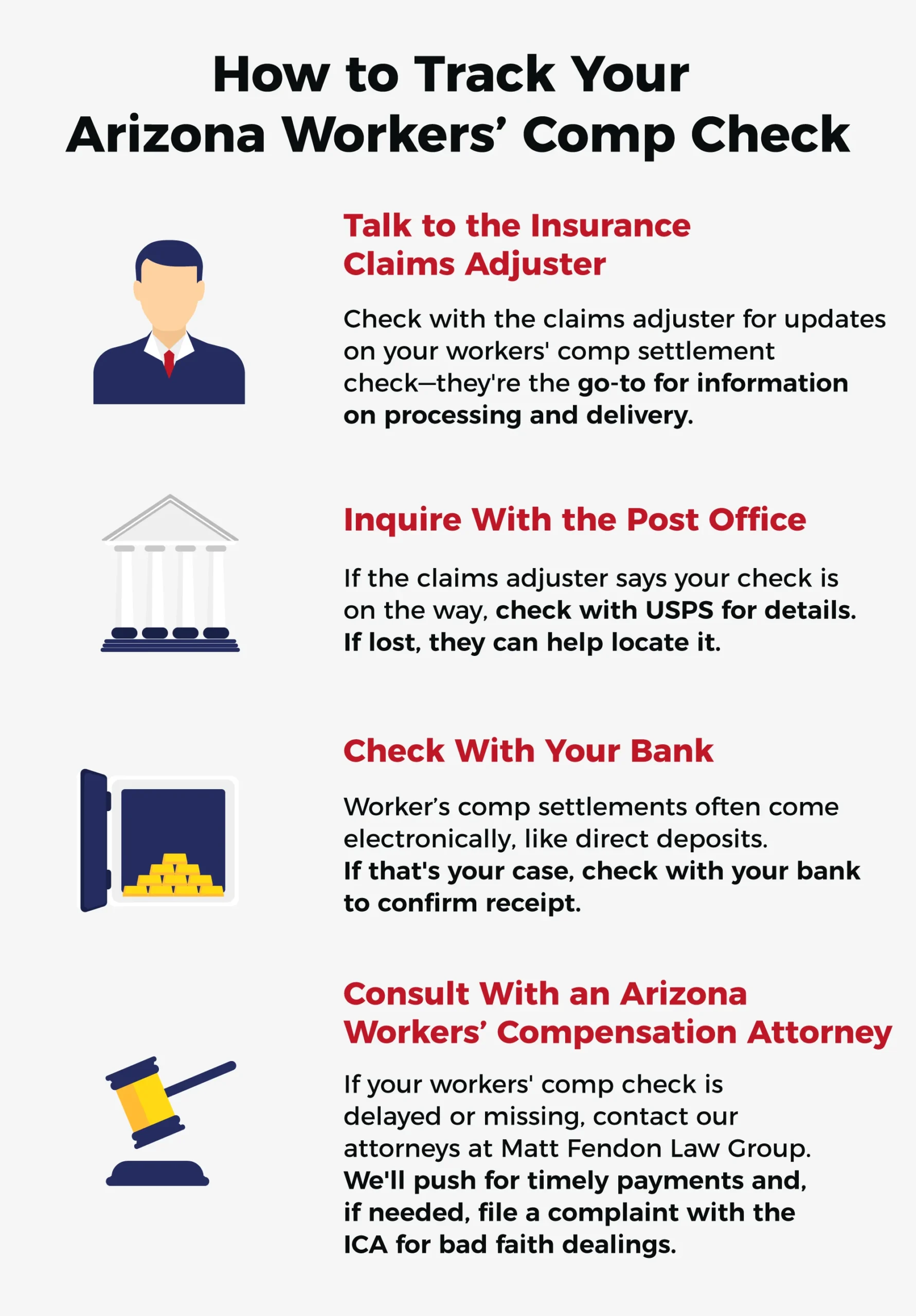 how to track your arizona workers' comp check